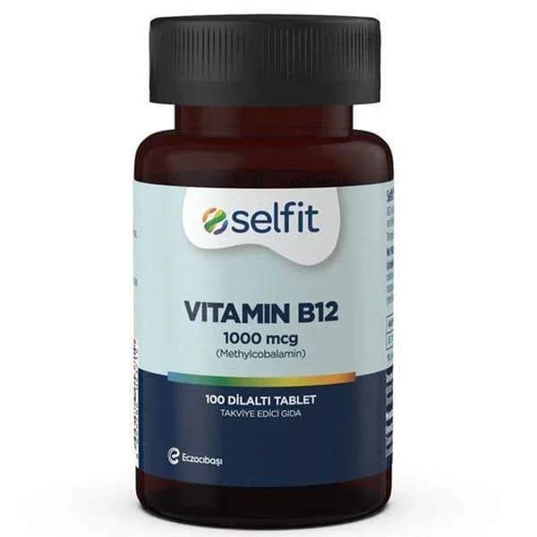 Selfit Vitamin B12 1000 mcg 100 sublingual Tablets