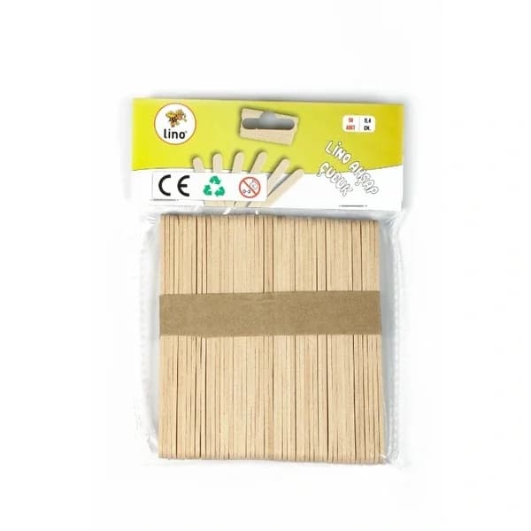 Lino Wooden Sticks 11 cm 50's Natural