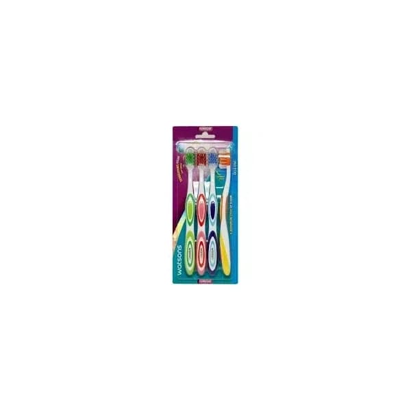 Зубная щетка Watsons 3 в 1 Средняя 4 шт.