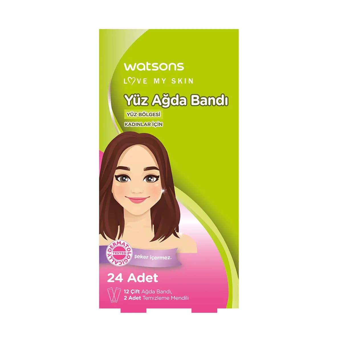 Восковые полоски для лица Watsons 24 шт.