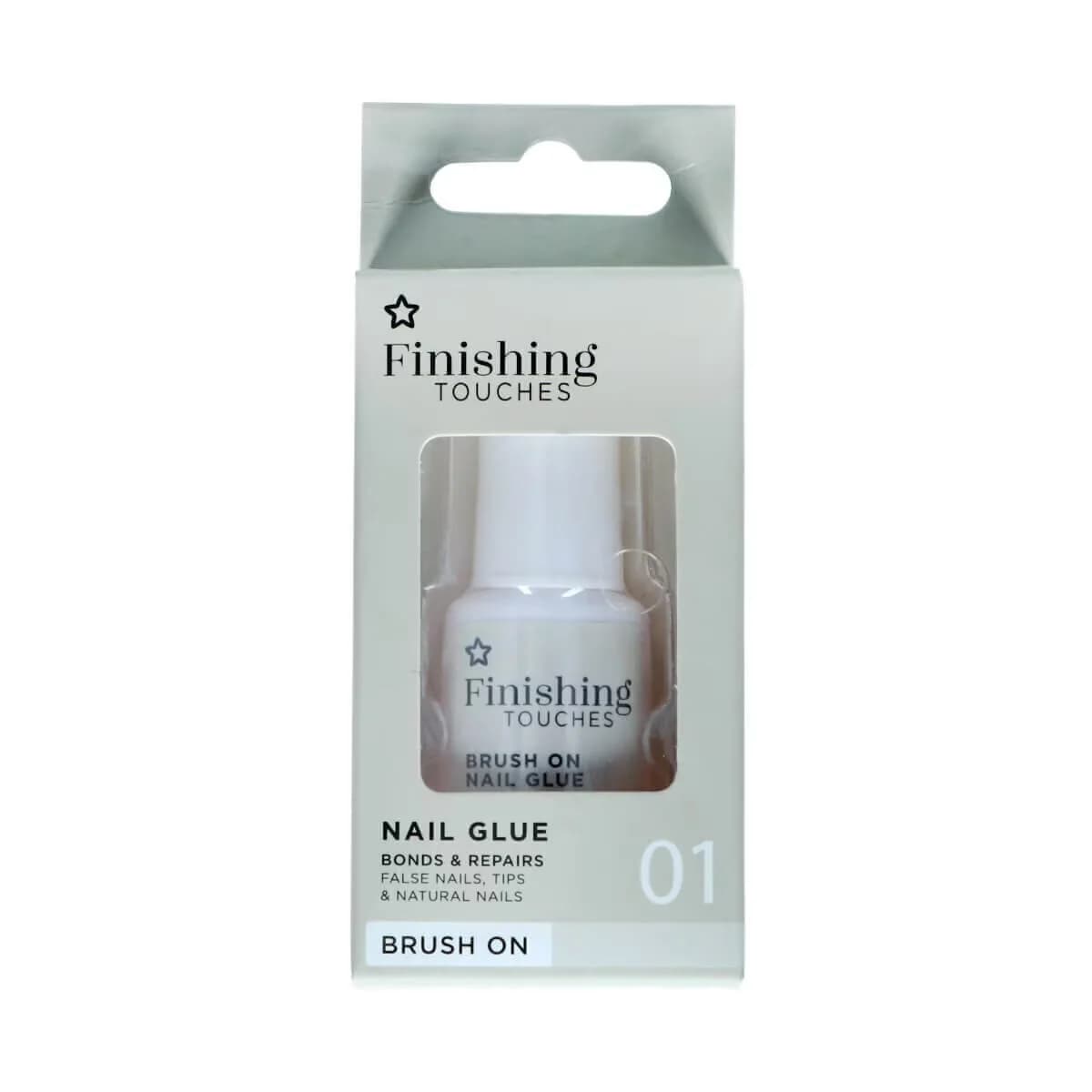 Клей для ногтей Superdrug Finishing Touches стандартный