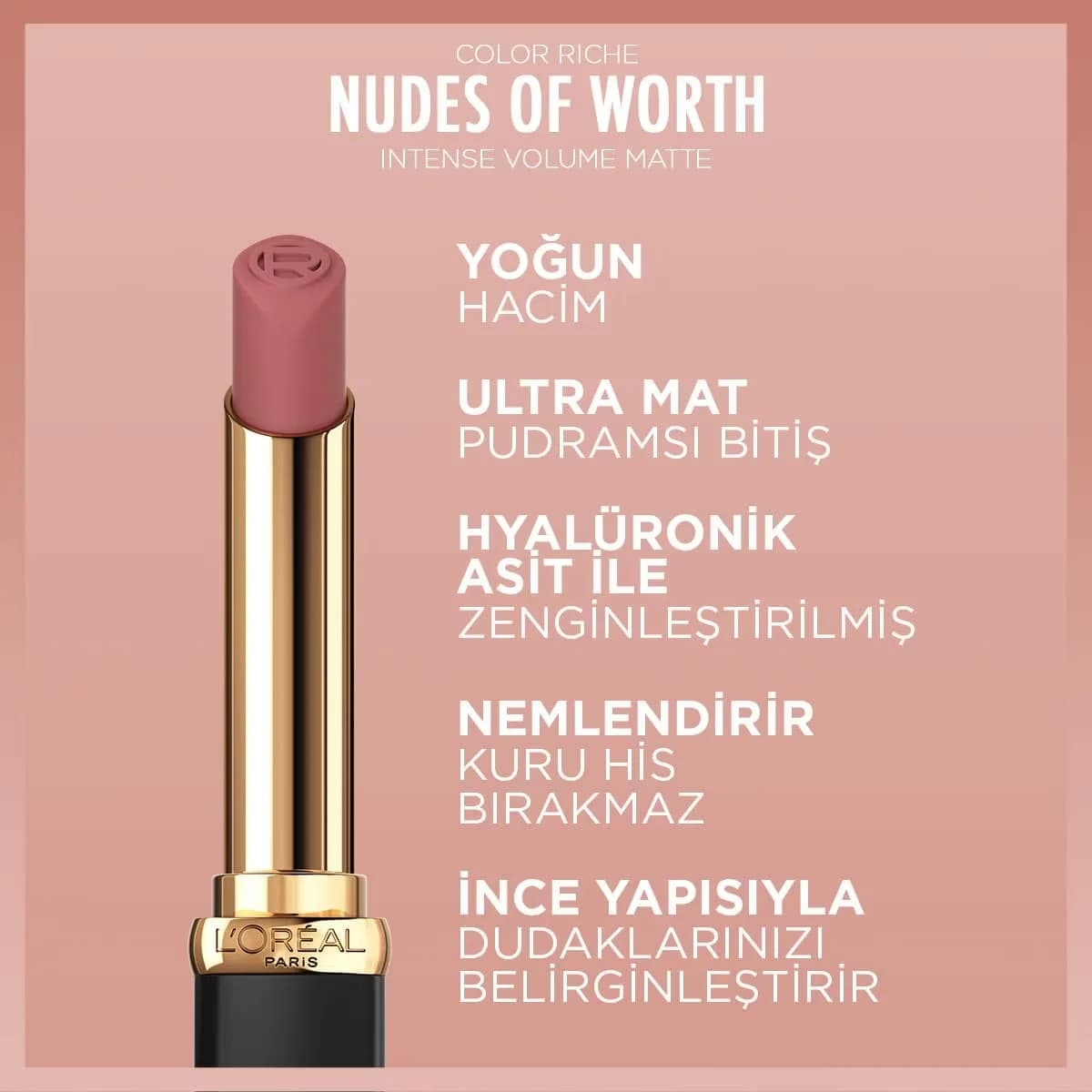 Помада для губ матовая L'Oréal Paris Color Riche Интенсивный объем - 601