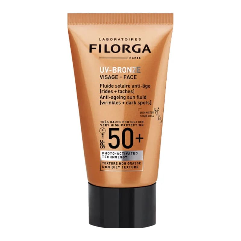 Филорга Ув-Бронз SPF50+ Антивозрастной Жидкий Солнцезащитный Крем 40 мл