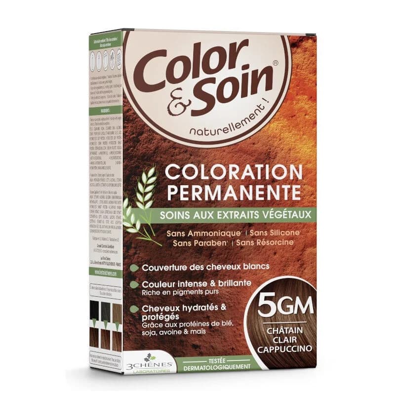 Краска для волос Color And Soin 5 г - Светло-коричневая