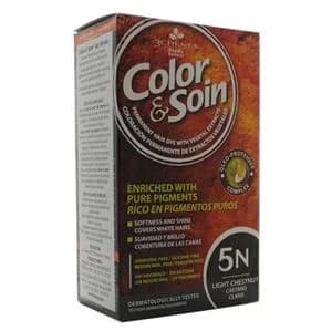 Краска для волос Color And Soin 5n - Светлый каштан