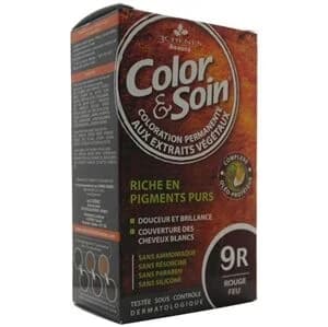 Краска для волос Color And Soin 9R Огненно-красный