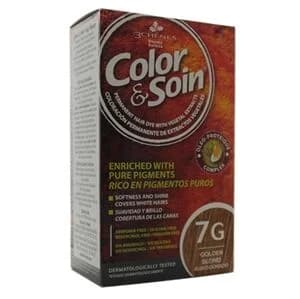 Краска для волос Color And Soin 7 г Золотистый блондин