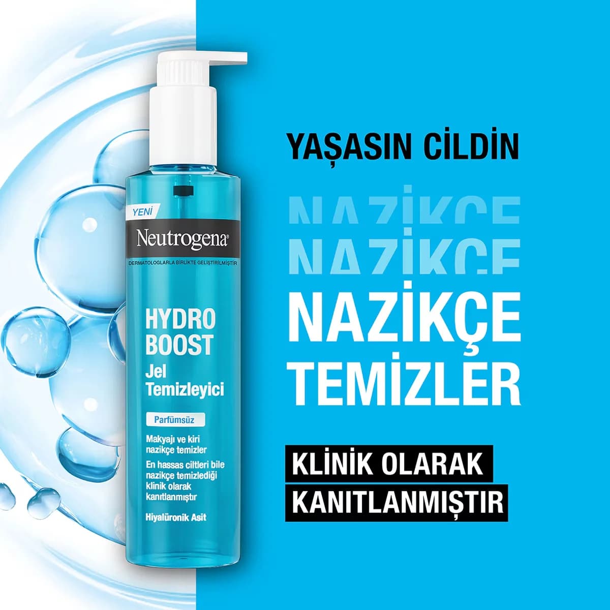 Гель для умывания Neutrogena Hydro Boost без запаха 200 мл