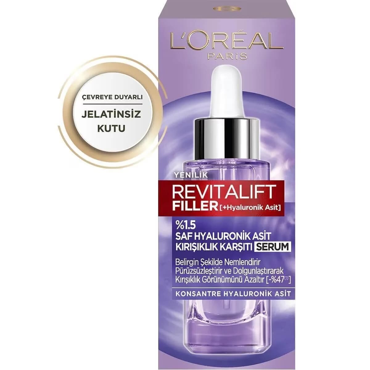 Сыворотка против морщин L'Oréal Paris Revitalift Filler 1,5% чистой гиалуроновой кислоты 30 мл от L'Oréal Paris