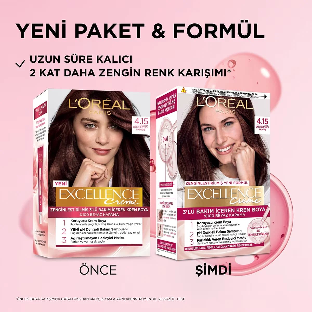 Краска для волос L’Oréal Paris Excellence Creme Удивительный коричневый 4.15 1 шт