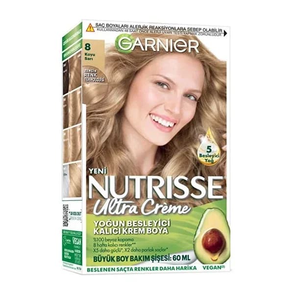 Крем-краска для волос Garnier Nutrisse - 100% покрытие седины