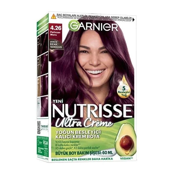 Краска для волос Garnier Nutrisse, 160 мл - 100% покрытие седины