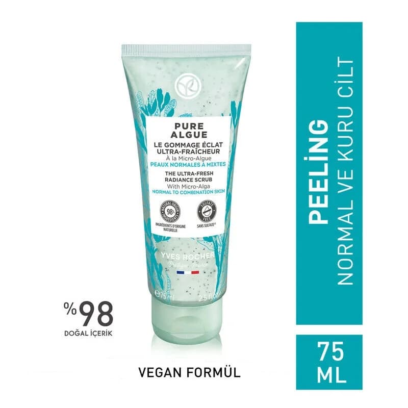 Увлажняющий и revitalизирующий пилинг Pure Algue 75 мл от Yves Rocher