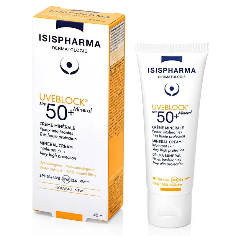 Исис Фарма Увеблок SPF 50+ Минеральный Крем 40 мл