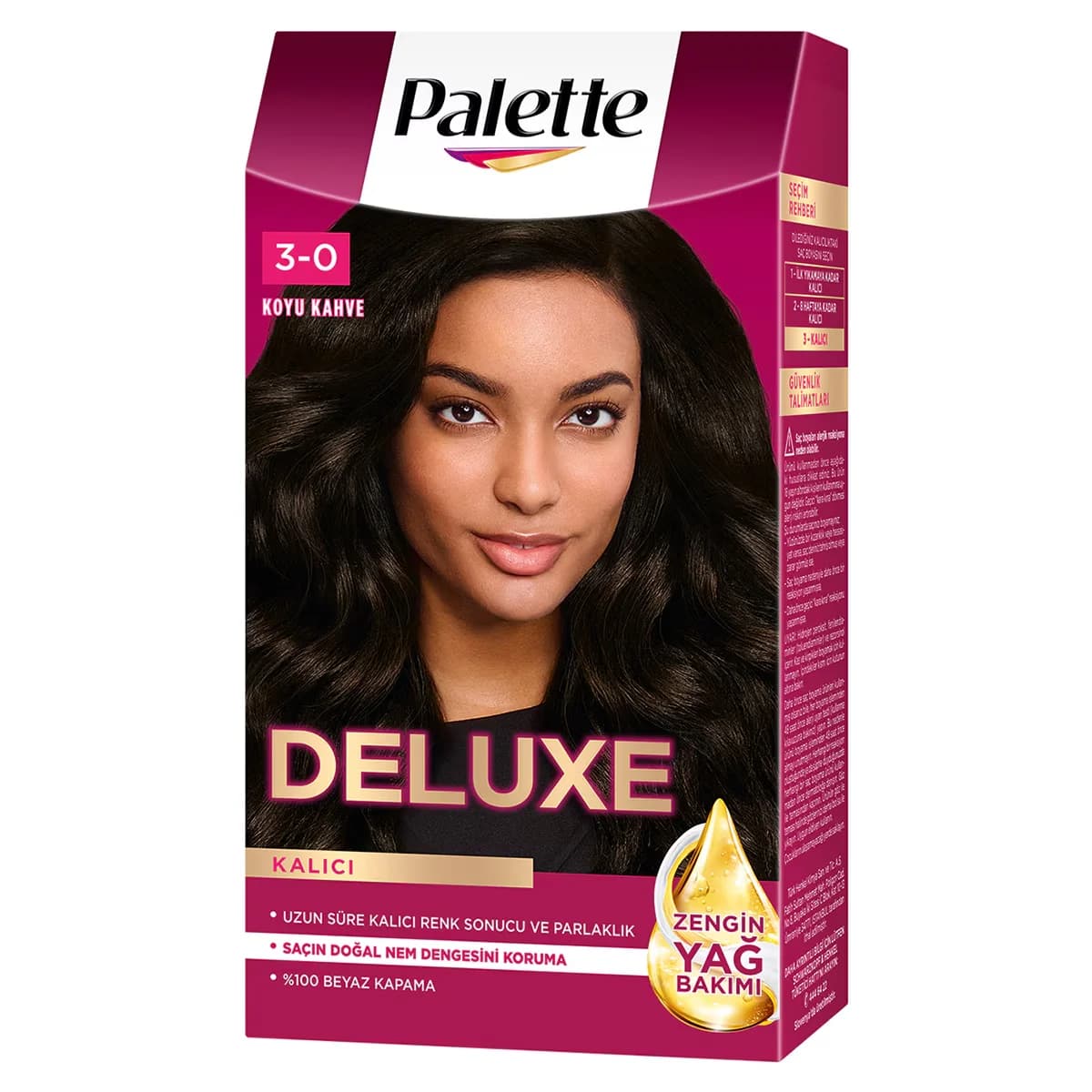 Краска для волос Palette Deluxe Коричневый № 3-0 50 мл