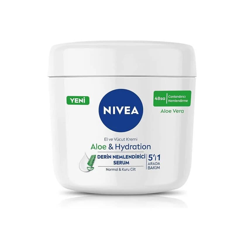 Крем для рук и тела Nivea с алоэ 400 мл