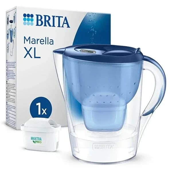 Кувшин для фильтрации воды Brita Marella XL 3.5 л синего цвета