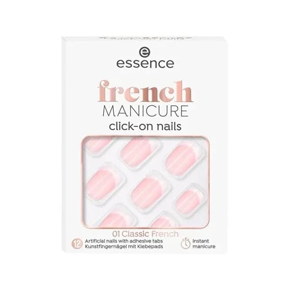 Накладные ногти для французского маникюра 01 1 шт от Essence