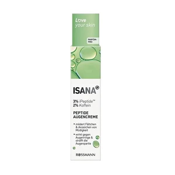 Крем для кожи вокруг глаз Isana Love Your Skin Пептид 15 мл
