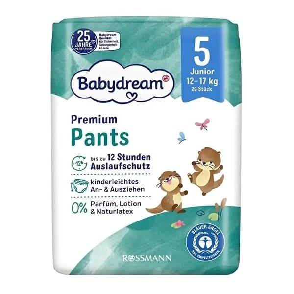 Подгузники для детей Babydream размер 5, 20 шт.