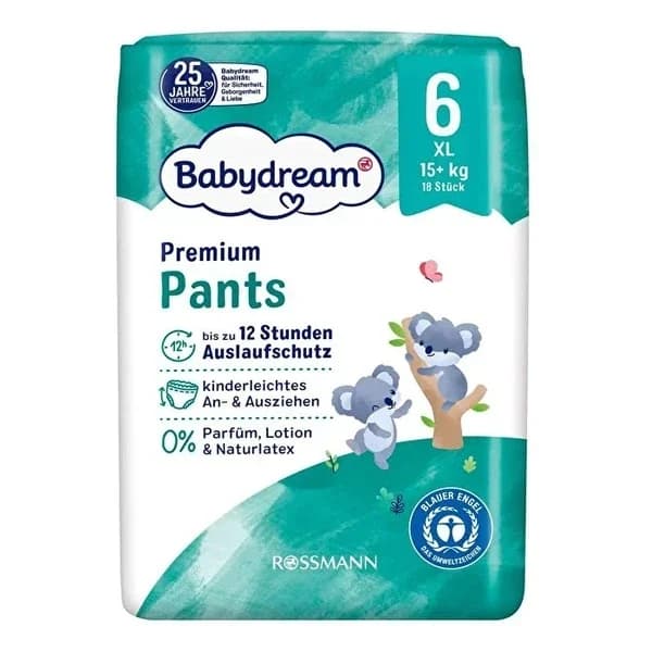 Подгузники-панталоны Babydream XL 18 шт