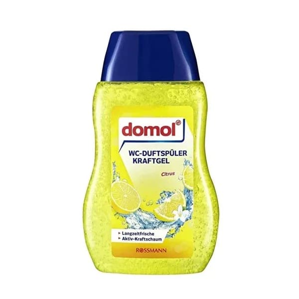 Дезодорант для туалета Domol - гель, подвесная бутылка, лимон 200 мл