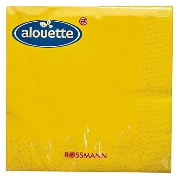 Салфетки Alouette желтые 30 шт.