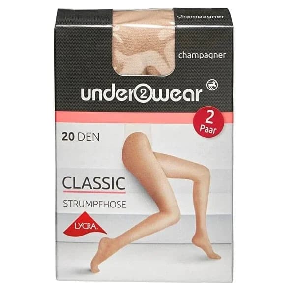 Колготки из лайкры 20 ден, шампанское 40/42 от