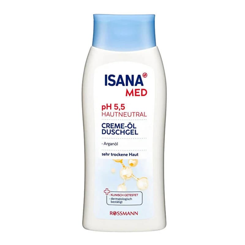 Крем для душа с маслом арганы Isana Med 250 мл