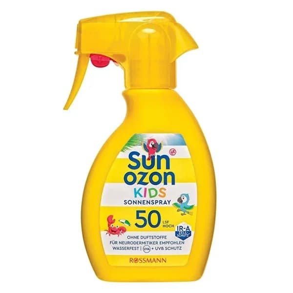 Солнцезащитный спрей для детей 50 SPF для чувствительной кожи 250 мл от Sunozon
