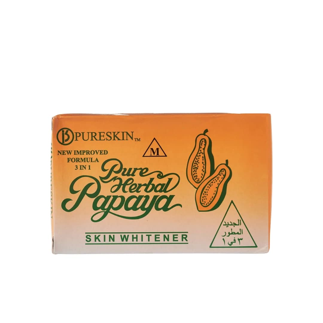 Травяное мыло Папайя 3 в 1 для осветления кожи 135г от Pure Herbal