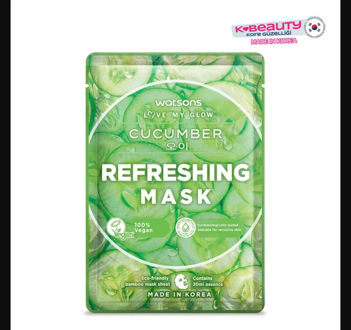 Маска для лица Watsons Фруктовая Огуречная Освежающая 1 шт