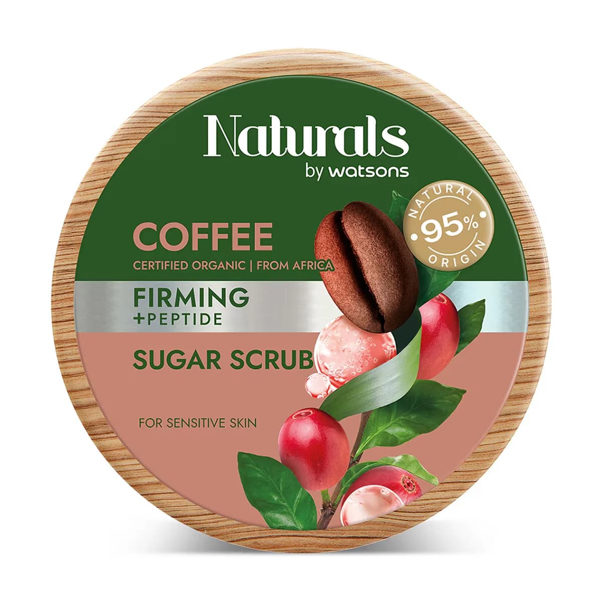 Скраб для тела с кофе и сахаром 200 г от Naturals By Watsons