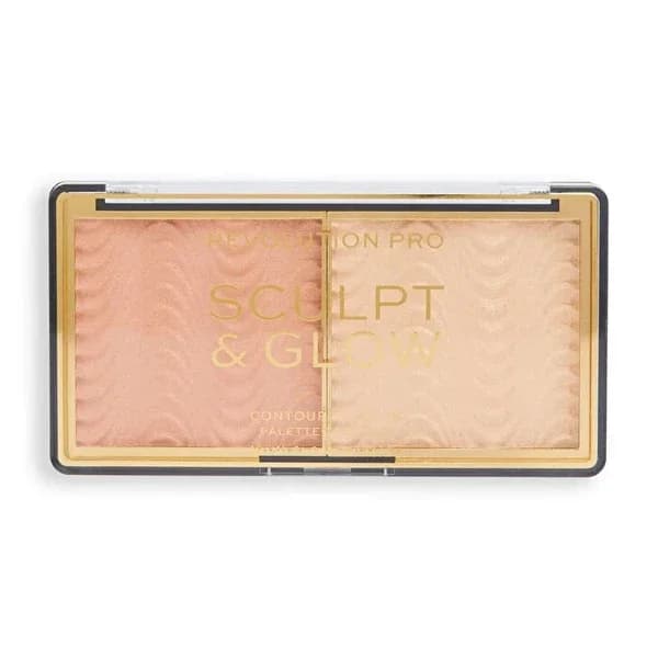 Революция Про Палитра хайлайтеров Sculpt & Glow Светлый Средний 8 г