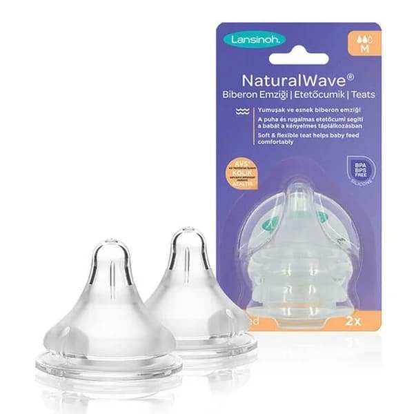 Соска для бутылочки Lansinoh Natural Wave - средний поток