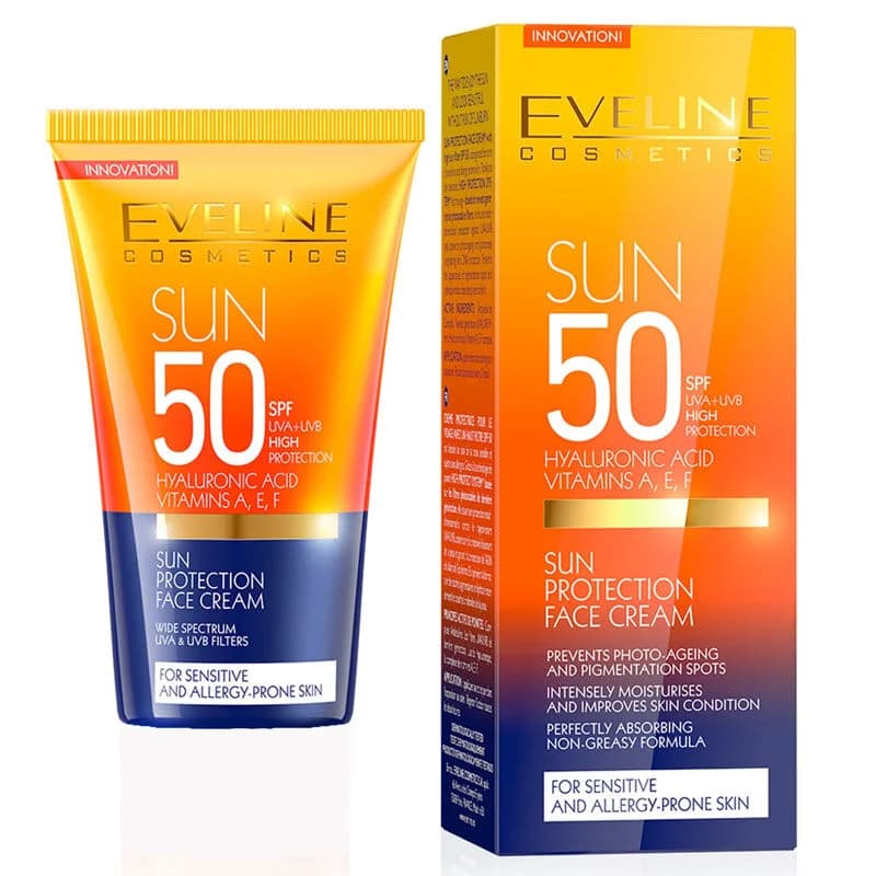 Крем для лица с защитой от солнца SPF 50 50 мл от Eveline