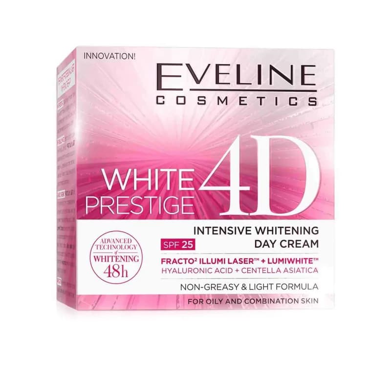 Крем для лица Eveline White Prestige 4D Увлажняющий и осветляющий 50 мл