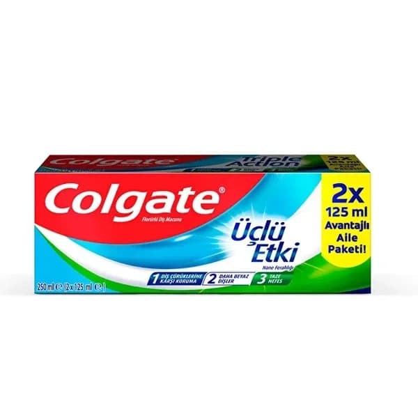 Зубная паста Колгейт Тройное Действие 125 мл х2