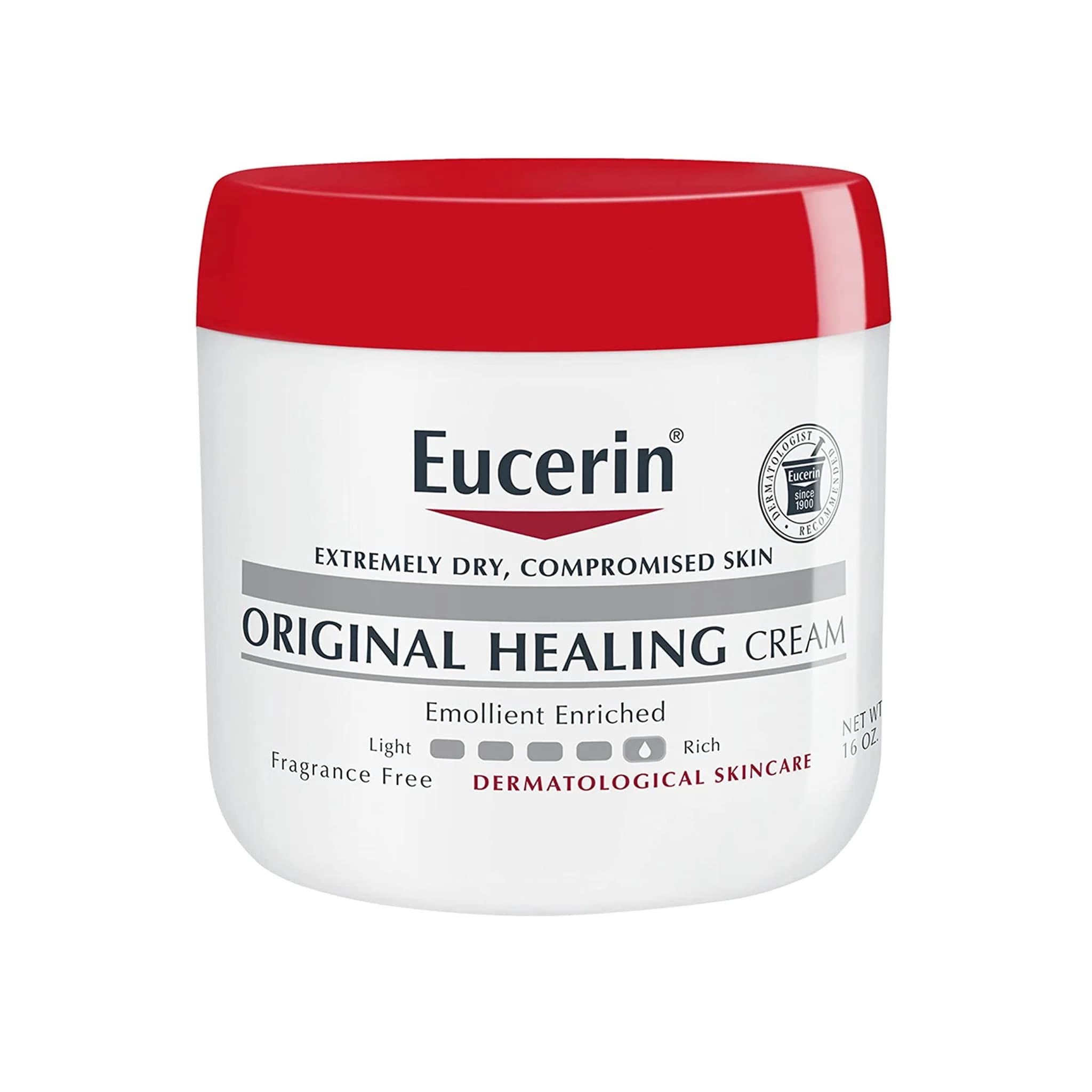Крем Eucerin оригинальный для очень сухой и чувствительной кожи, без запаха, 454 грамма