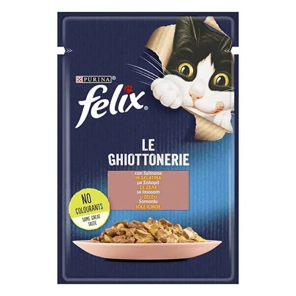 Корм для кошек Felix с свежим лососем 85 г
