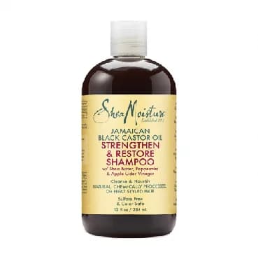 Шампунь с черным касторовым маслом Ямайки Shea Moisture 384 мл