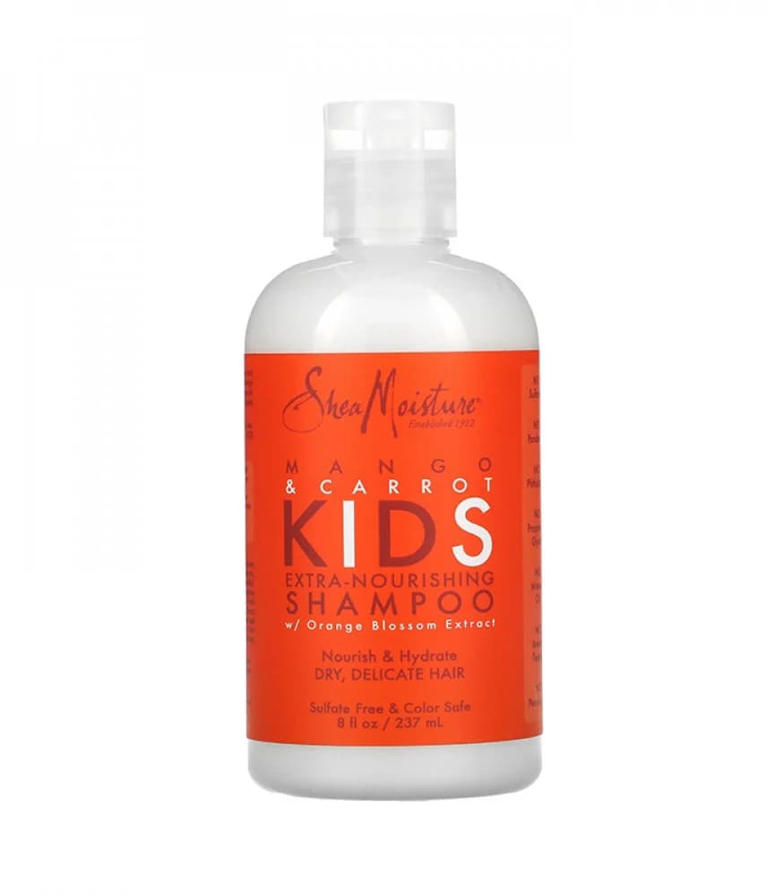 Шампунь Shea Moisture для детей с манго и морковью, дополнительное питание, 237 мл