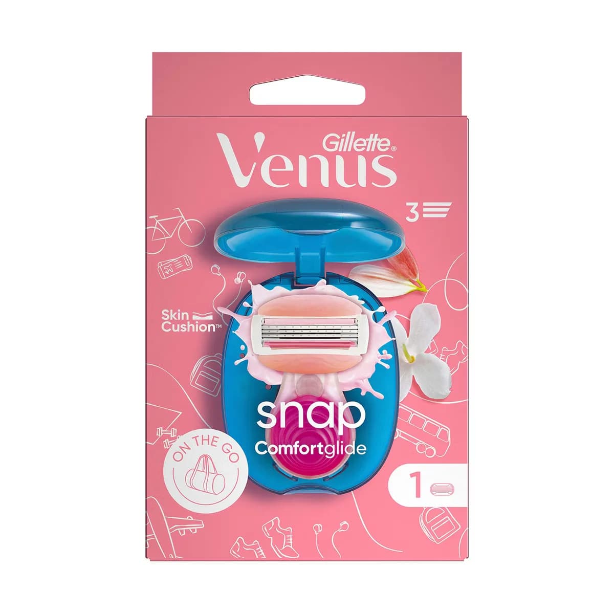 Бритва Gillette Venus Comfortglide Snap Breeze (путешествующий размер)