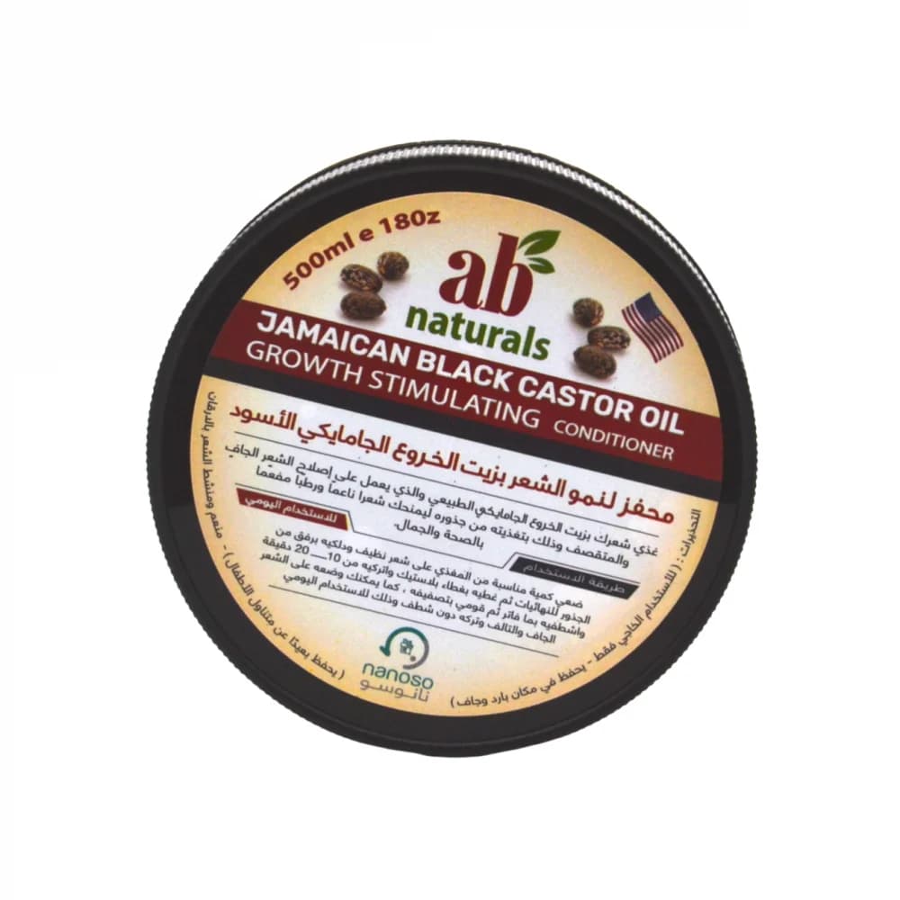 Кондиционер для стимуляции роста Ab Naturals с черным касторовым маслом Ямайки 500 мл