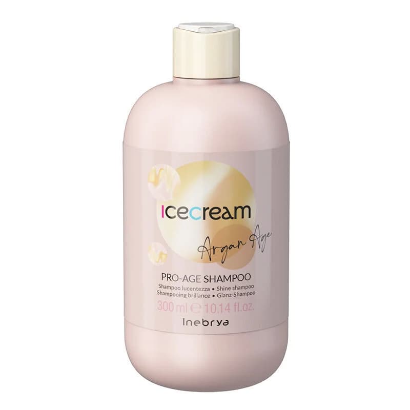 Шампунь Inebrya Ice Cream Argan Age с аргановым маслом 300 мл