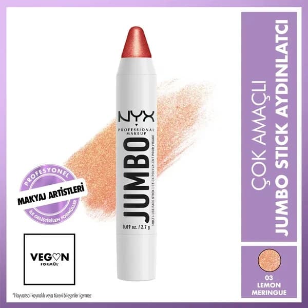 Набор для макияжа Nyx Professional Makeup Джамбо Стик Мультифункциональный Стик Иллюминатор Лимонный Пирог
