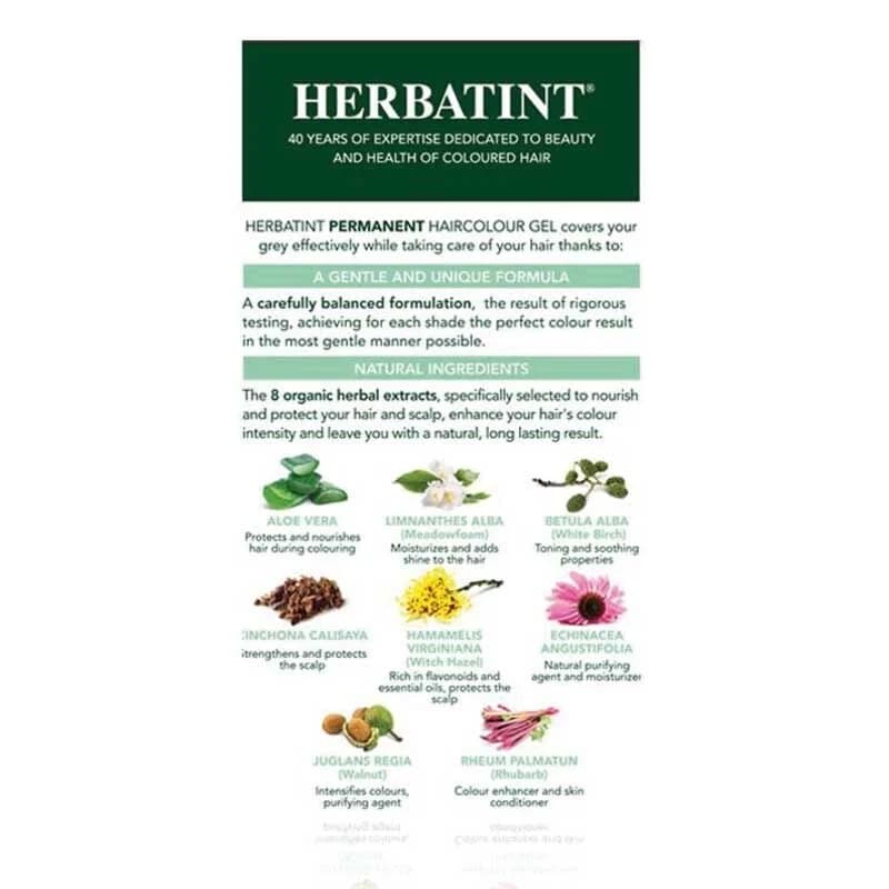 Краска для волос Herbatint 1N Черный