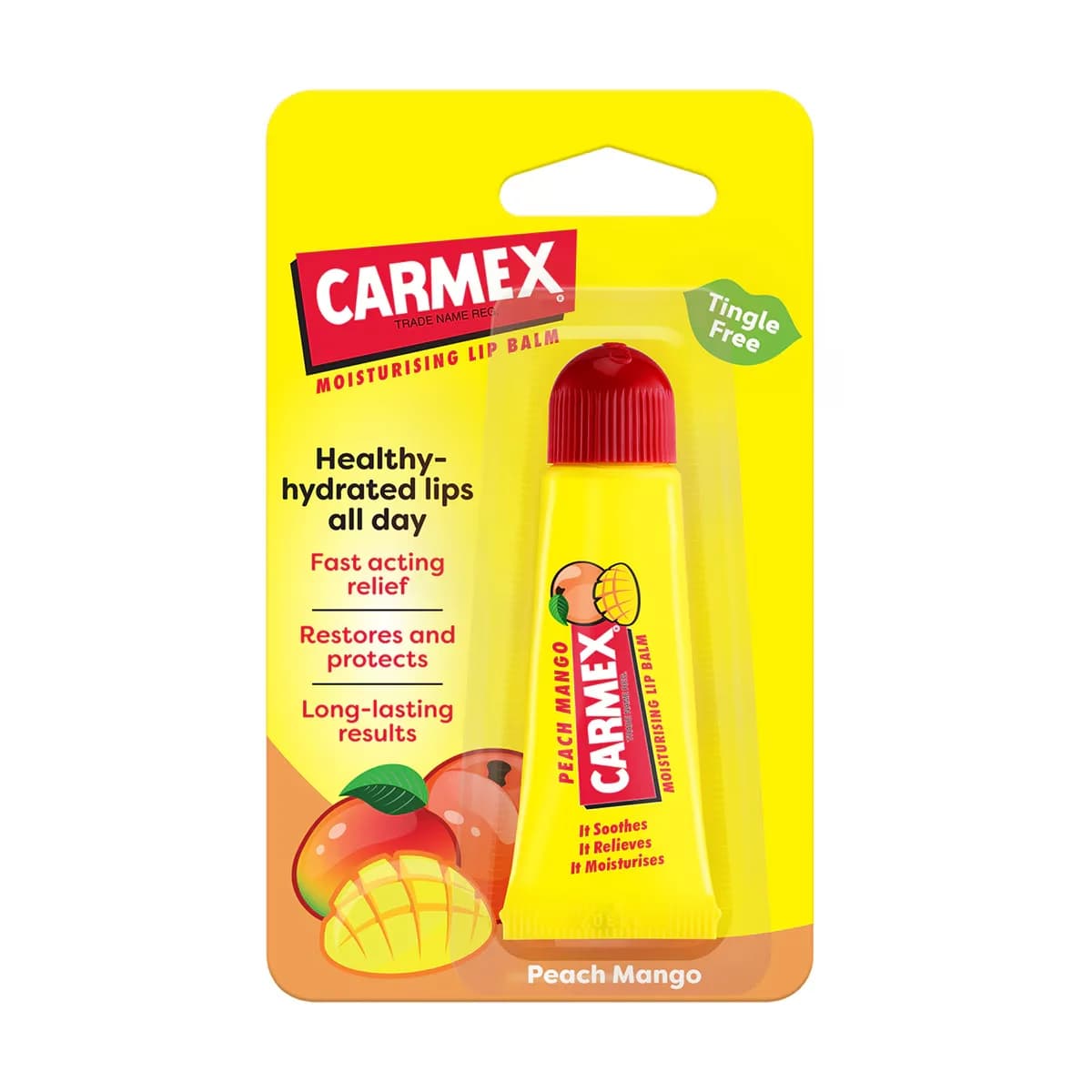 Бальзам для губ Carmex Стик Персик и Манго SPF15 10 г