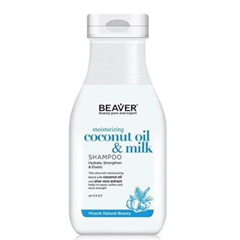 Шампунь увлажняющий с кокосовым маслом и киноа 350 мл от Beaver