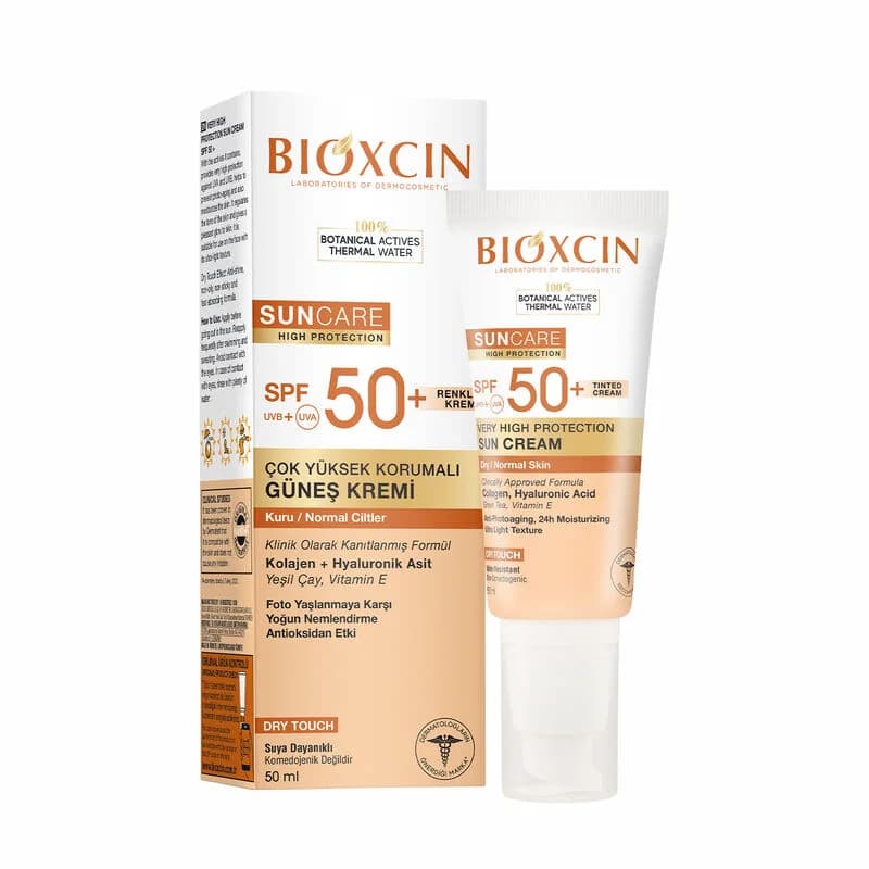Биоксин Солнцезащитный Тональный Крем Для Сухой Кожи SPF 50+ 50 мл